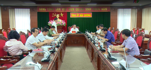 VIDEO: Phiên họp thứ 4 Ban Chỉ đạo phòng, chống tham nhũng, tiêu cực tỉnh Hải Dương